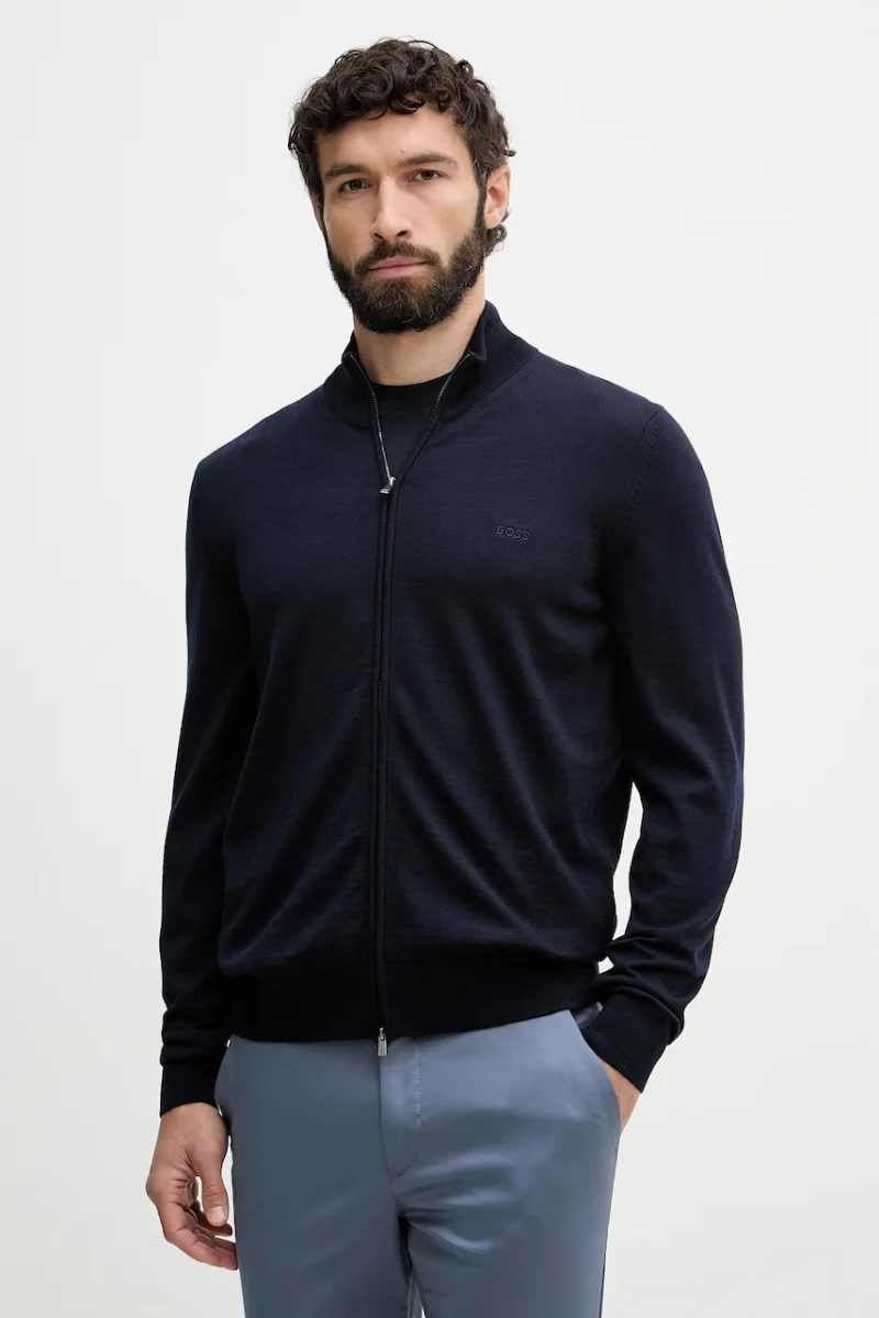 BOSS cardigan pentru bărbați din lână H-Balonso-L