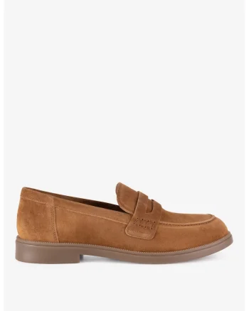 Mocasini dama  5903698048987, Piele intoarsa, Maro, Maro