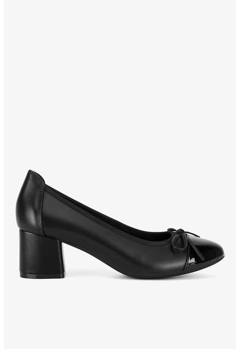 Pantofi dama  5903698112190, Piele naturala, Negru, Negru