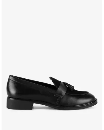 Mocasini dama  5903698109251, Piele naturala, Negru, Negru