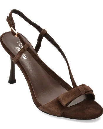 Sandale elegante FLAVIA PASSINI maro, ATH217, din piele intoarsa