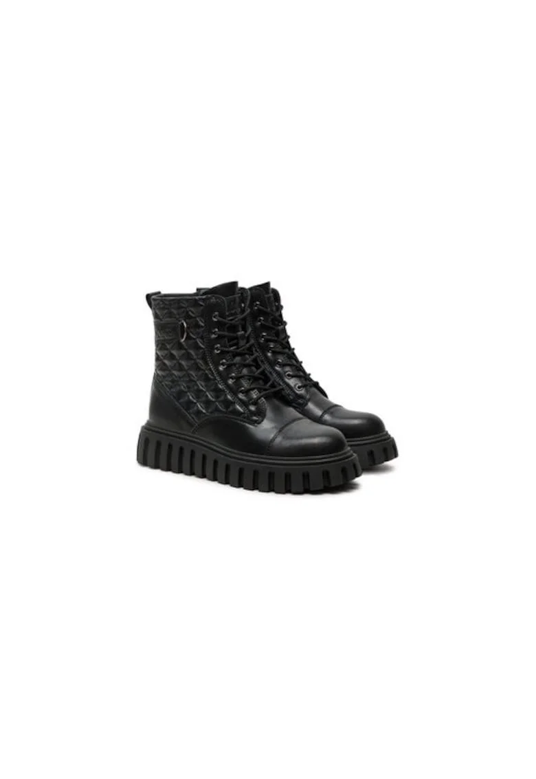 Ghete dama  304321306, Piele naturala, Negru, Negru