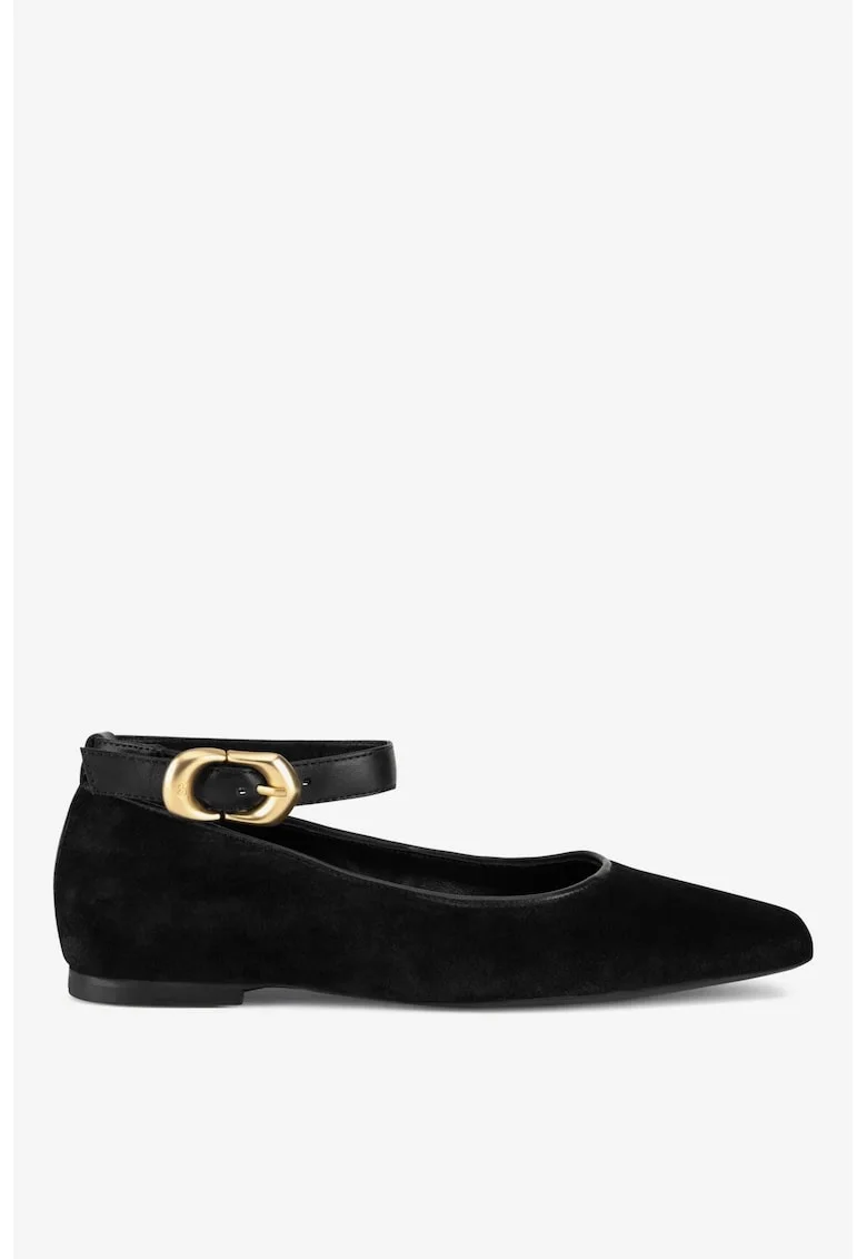 Balerini  5904862330488, Piele intoarsa, Negru, Negru