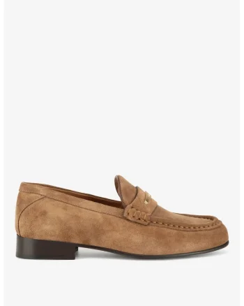 Mocasini dama  5904862877235, Piele intoarsa, Bej, Bej