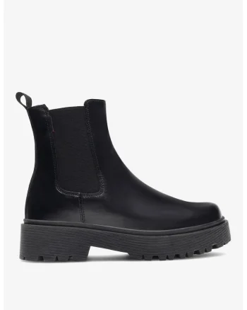 Ghete dama  5904862925110, Piele naturala, Negru, Negru