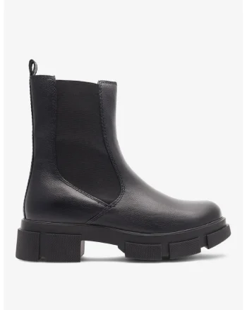 Ghete dama  5904862960975, Piele naturala, Negru, Negru