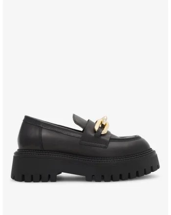 Mocasini dama  5905588093572, Piele naturala, Negru, Negru