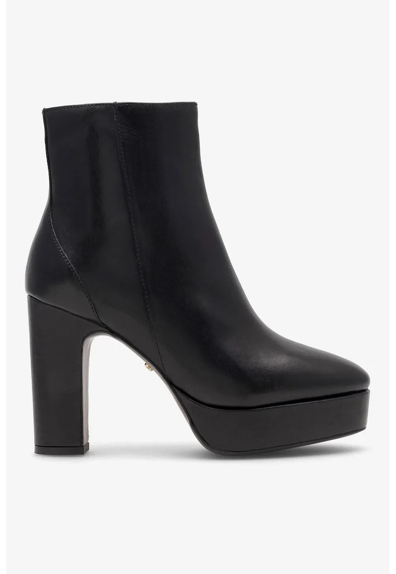 Ghete dama  5905588005643, Piele naturala, Negru, Negru
