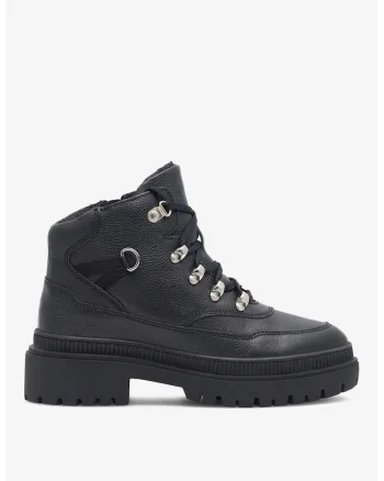 Ghete dama  5905588125013, Piele naturala, Negru, Negru