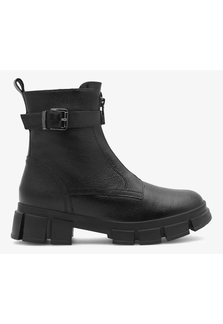 Ghete fete  5905588143123, Piele naturala, Negru, Negru