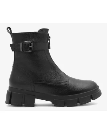 Ghete fete  5905588143123, Piele naturala, Negru, Negru