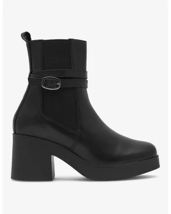 Ghete dama  5905588241270, Piele naturala, Negru, Negru