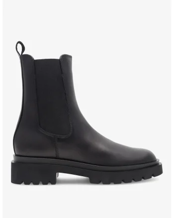 Ghete dama  5905588181507, Piele naturala, Negru