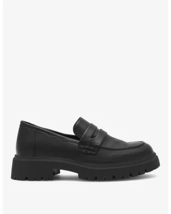 Mocasini dama  5905588312666, Sintetic, Negru, Negru