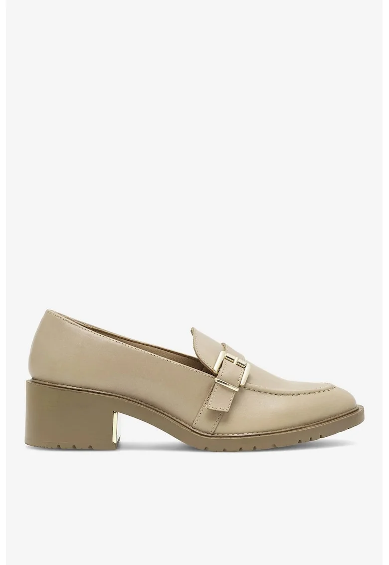 Mocasini dama  5905588388098, Piele naturala, Bej, Bej