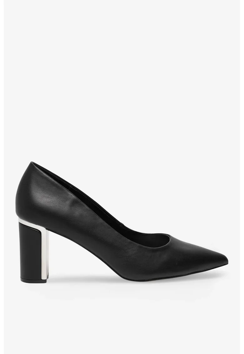 Pantofi dama  5905588472872, Sintetic, Negru, Negru