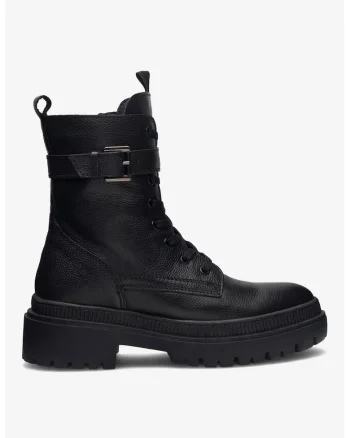 Ghete dama  5905588751977, Piele naturala, Negru, Negru