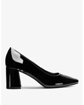 Pantofi dama  5905588766568, Sintetic, Negru, Negru
