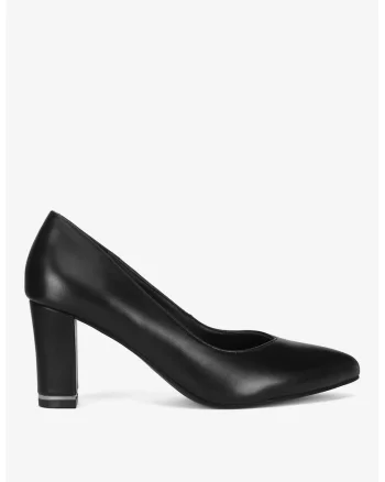 Pantofi dama  5905588780984, Piele naturala, Negru, Negru