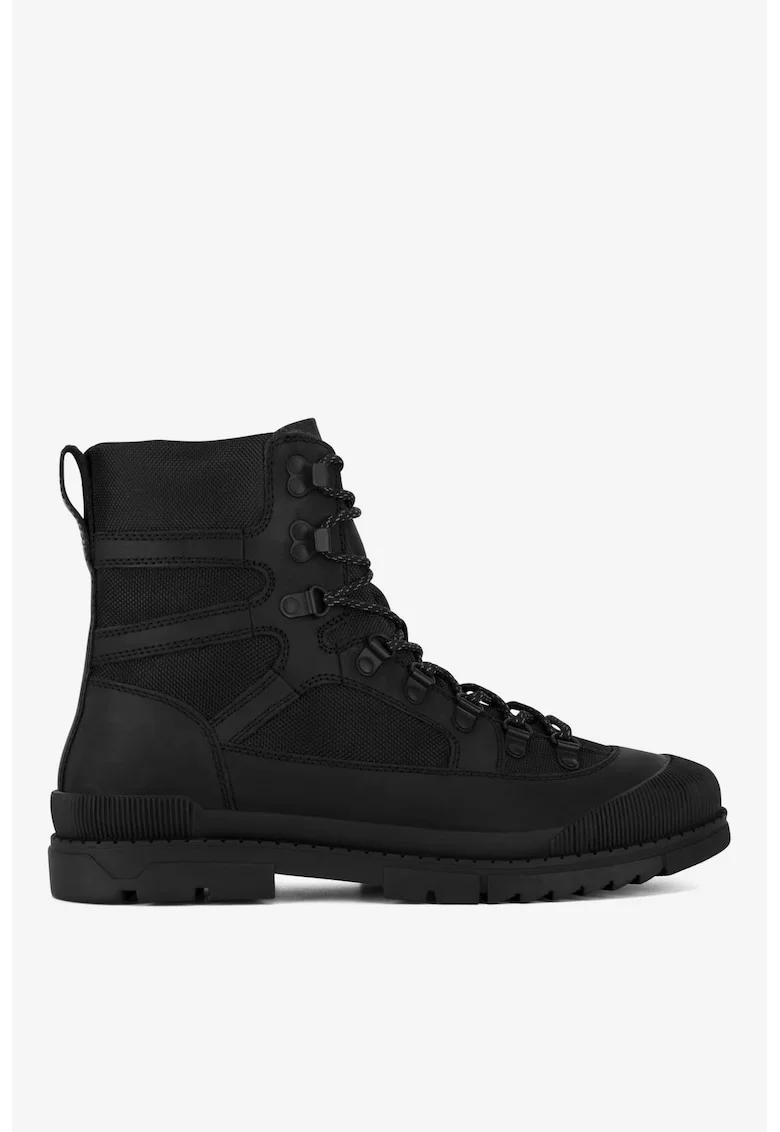 Ghete barbati  5905588783015, Piele naturala, Negru, Negru