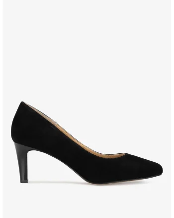 Pantofi dama  5905588780687, Piele intoarsa, Negru, Negru