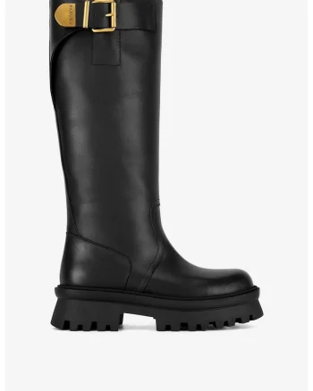 Cizme dama  5905588787242, Piele naturala, Negru, Negru