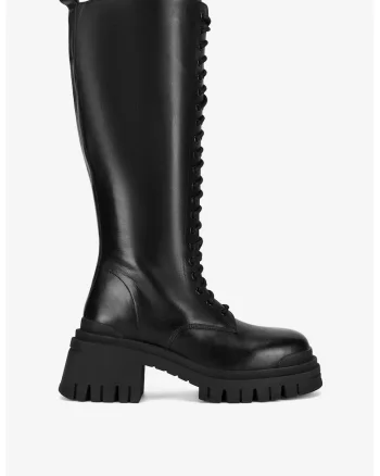 Cizme dama  5905588815297, Piele naturala, Negru, Negru