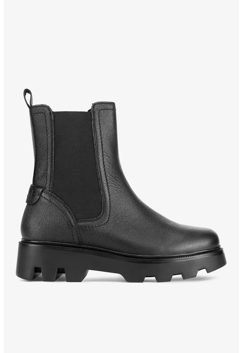 Ghete dama  5905588811961, Piele naturala, Negru, Negru