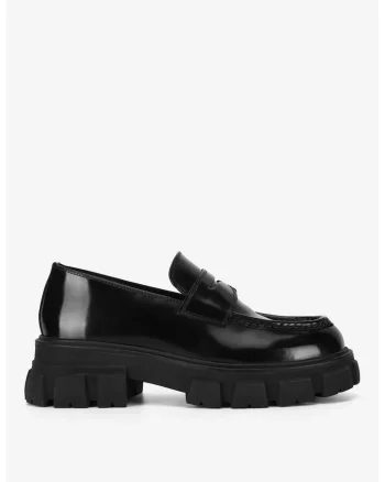 Mocasini dama  5905588814825, Piele naturala, Negru, Negru