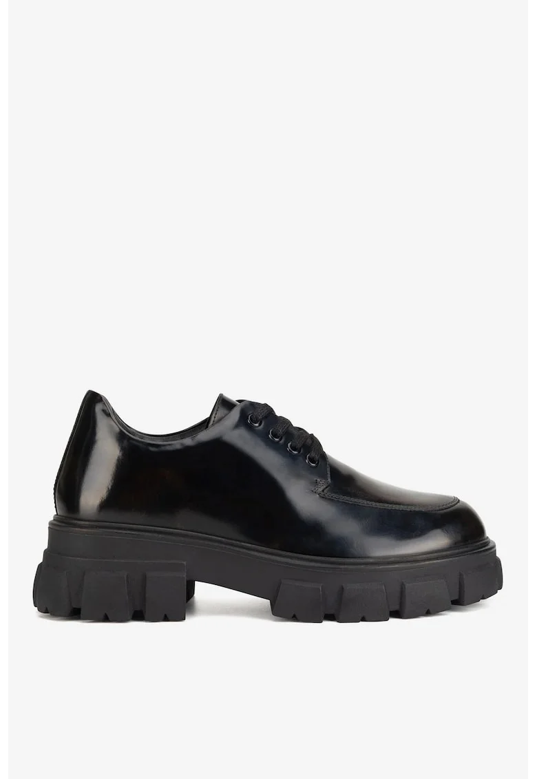 Pantofi dama  5905588814535, Piele naturala, Negru, Negru
