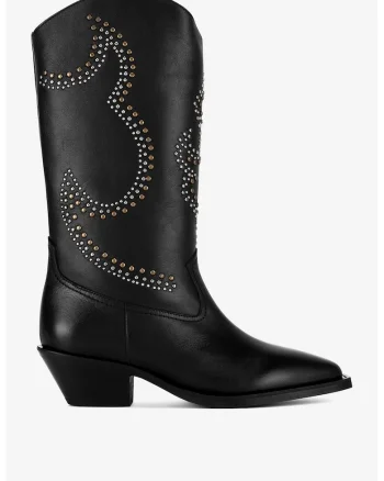 Cizme dama  5905588818366, Piele naturala, Negru, Negru