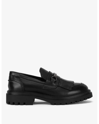 Mocasini dama  5905588818090, Piele naturala, Negru, Negru