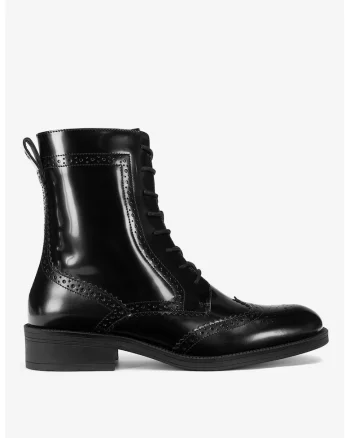 Ghete dama  5905588827337, Piele naturala, Negru, Negru