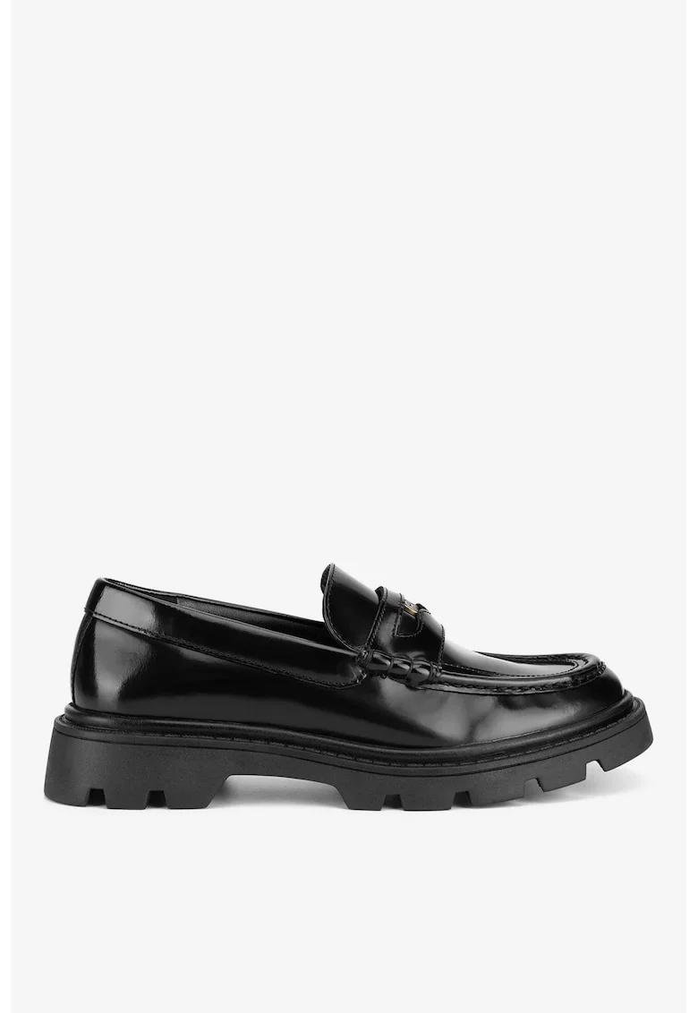 Mocasini dama  5905588829294, Piele naturala, Negru, Negru