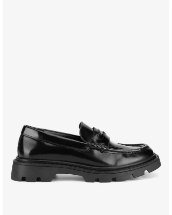 Mocasini dama  5905588829294, Piele naturala, Negru, Negru