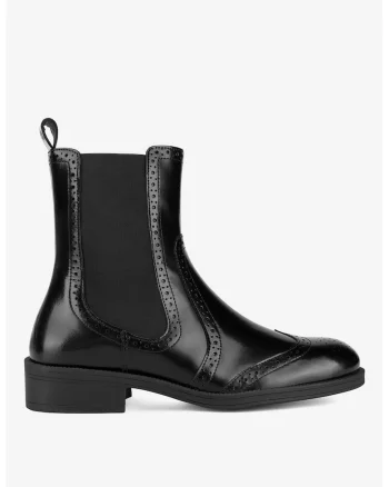 Ghete dama  5905588828099, Piele naturala, Negru, Negru