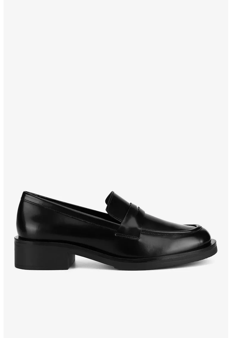 Mocasini dama  5905588829515, Piele naturala, Negru, Negru