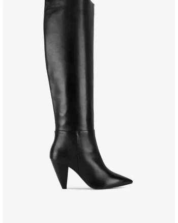 Cizme dama  5905588828389, Piele naturala, Negru, Negru