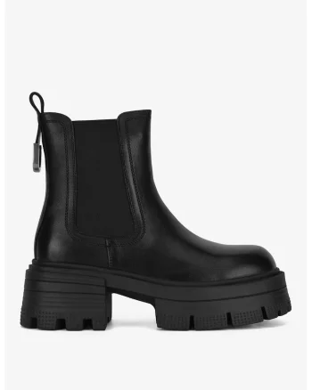 Ghete dama  5905588841906, Piele naturala, Negru, Negru