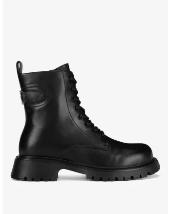 Ghete dama  5905588841975, Piele naturala, Negru, Negru