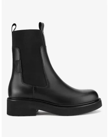 Ghete dama  5905588844402, Piele naturala, Negru, Negru