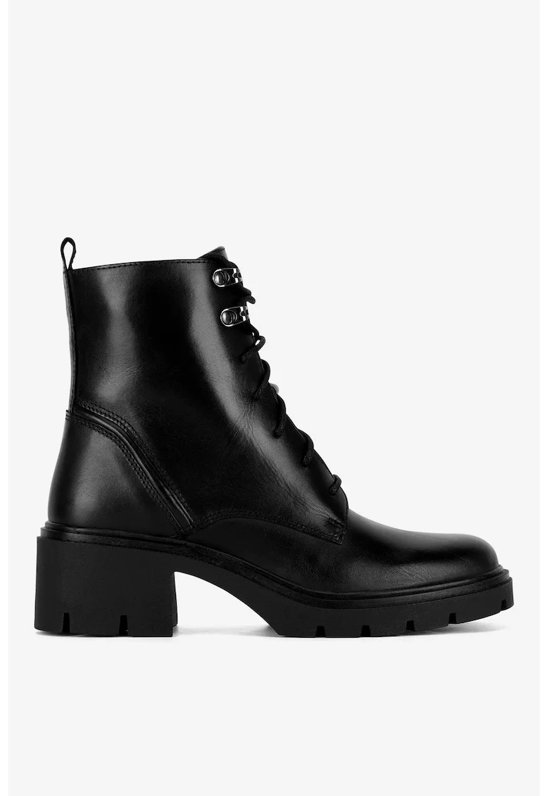 Ghete dama  5905588851080, Piele naturala, Negru, Negru