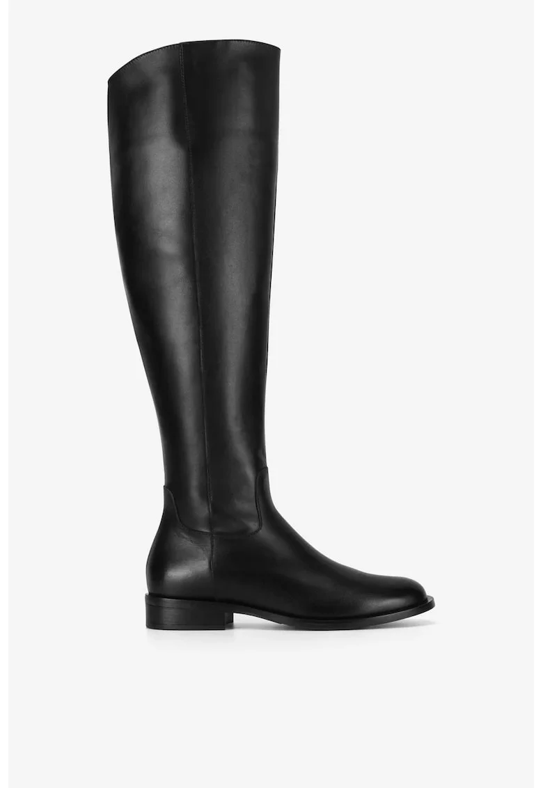Cizme dama  5905588853404, Piele naturala, Negru, Negru