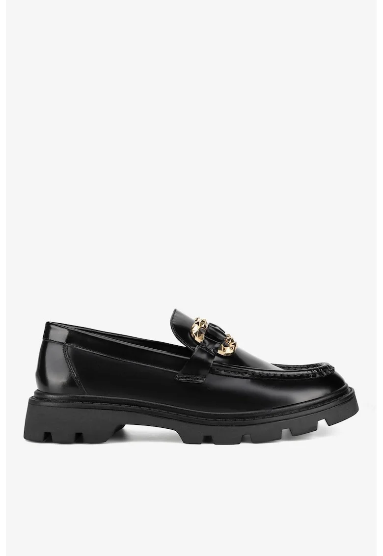 Mocasini dama  5905588853541, Piele naturala, Negru, Negru
