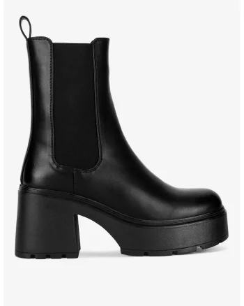 Ghete dama  5905588865971, Sintetic, Negru, Negru