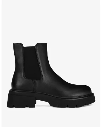 Ghete dama  5905588871057, Piele naturala, Negru, Negru