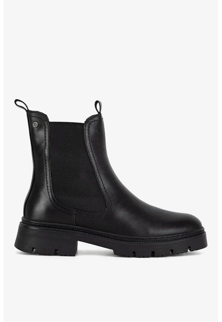 Ghete dama  5905588872054, Piele naturala, Negru, Negru