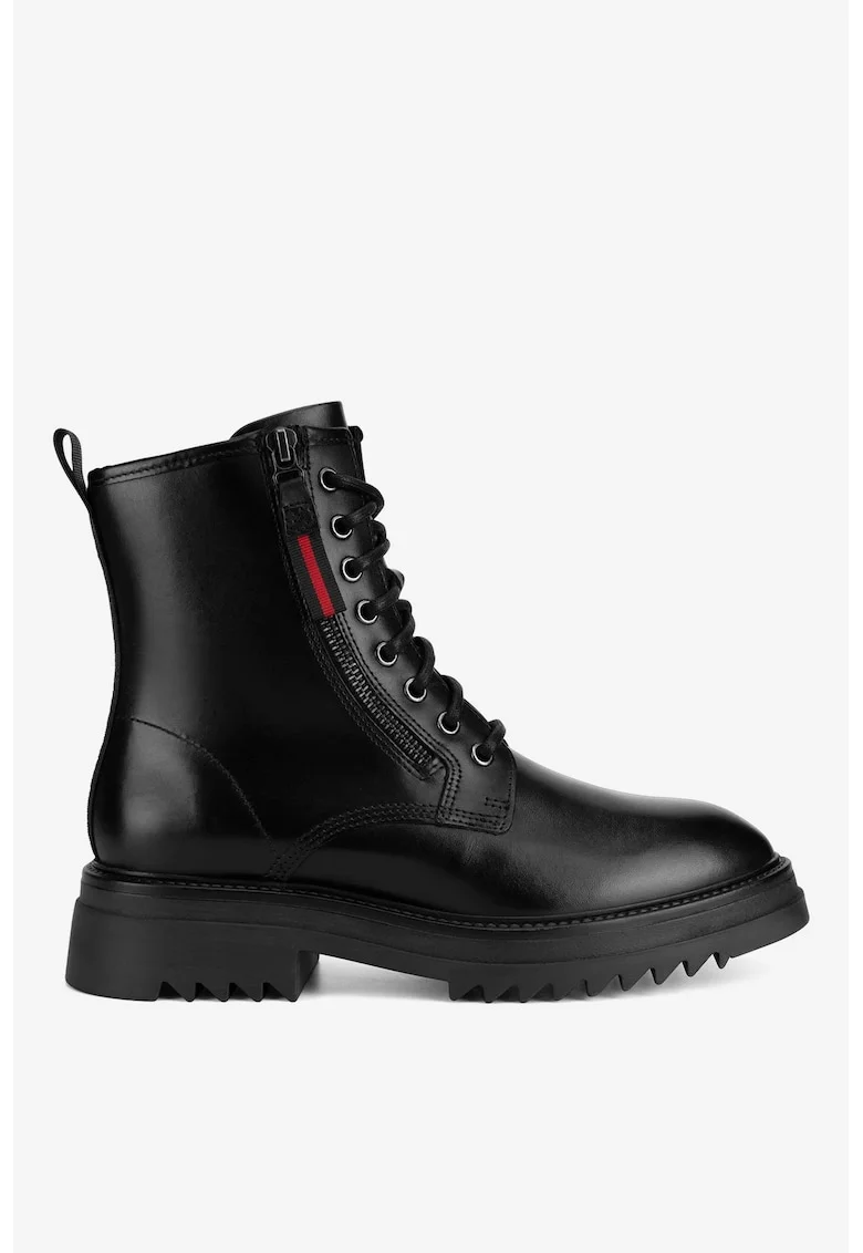 Ghete dama  5905588876519, Piele naturala, Negru, Negru