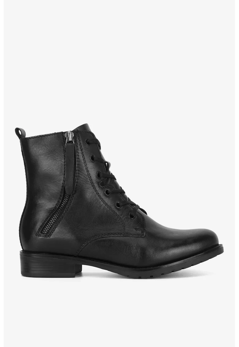 Ghete dama  5905588877202, Piele naturala, Negru, Negru
