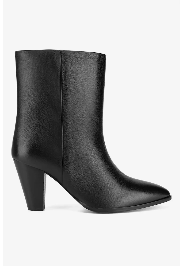Ghete dama  5905588878681, Piele naturala, Negru, Negru